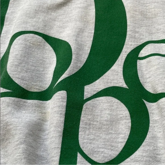 Dope Gray and Green Men's Sweatshirt - Picture 3 of 4
